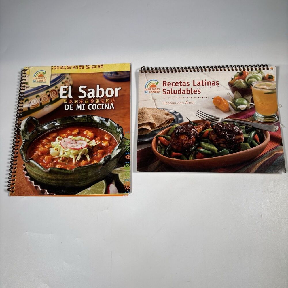 Campeones Del Cambio Cookbook Lot Spanish Español California Dept Public Health